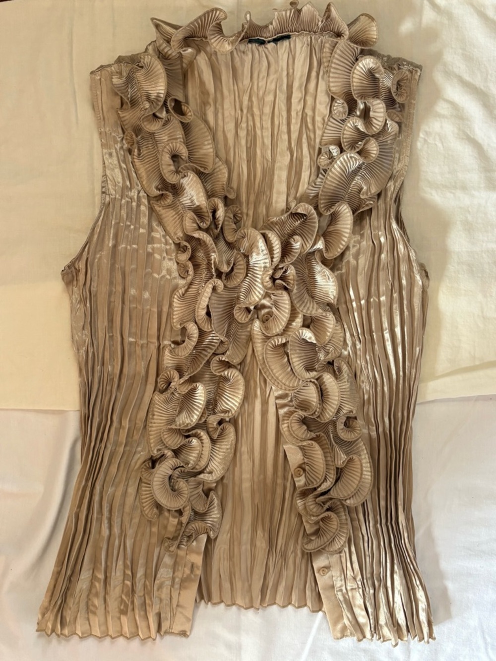 Aquilano Rimondi  Ruffle Pleated Top -